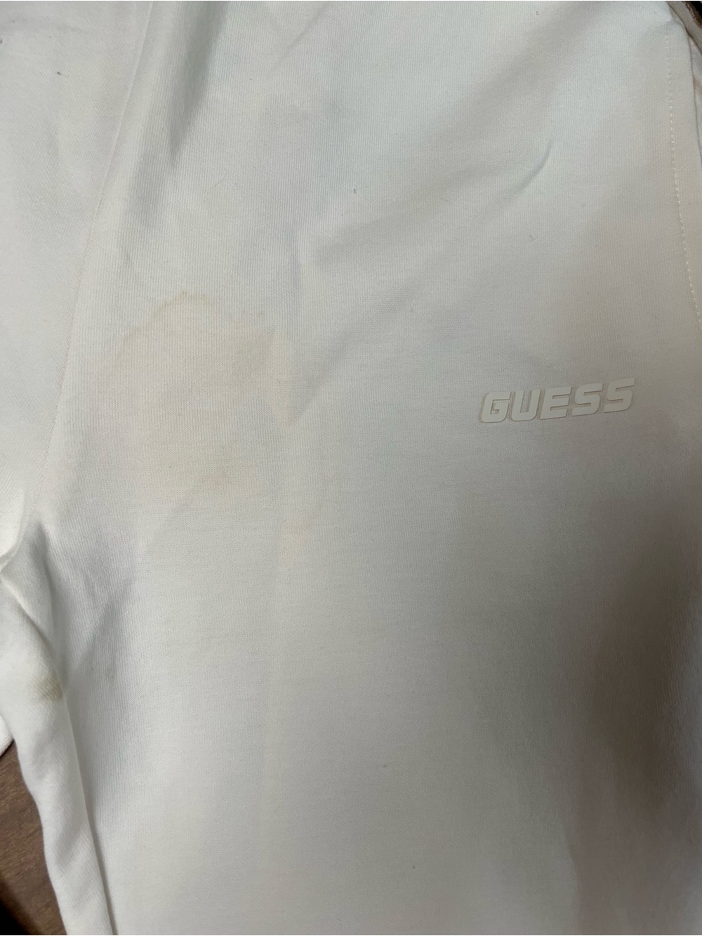 Guess Cream Track Jacket & Leggings with Beige Logo Trim - Picture 9 of 9